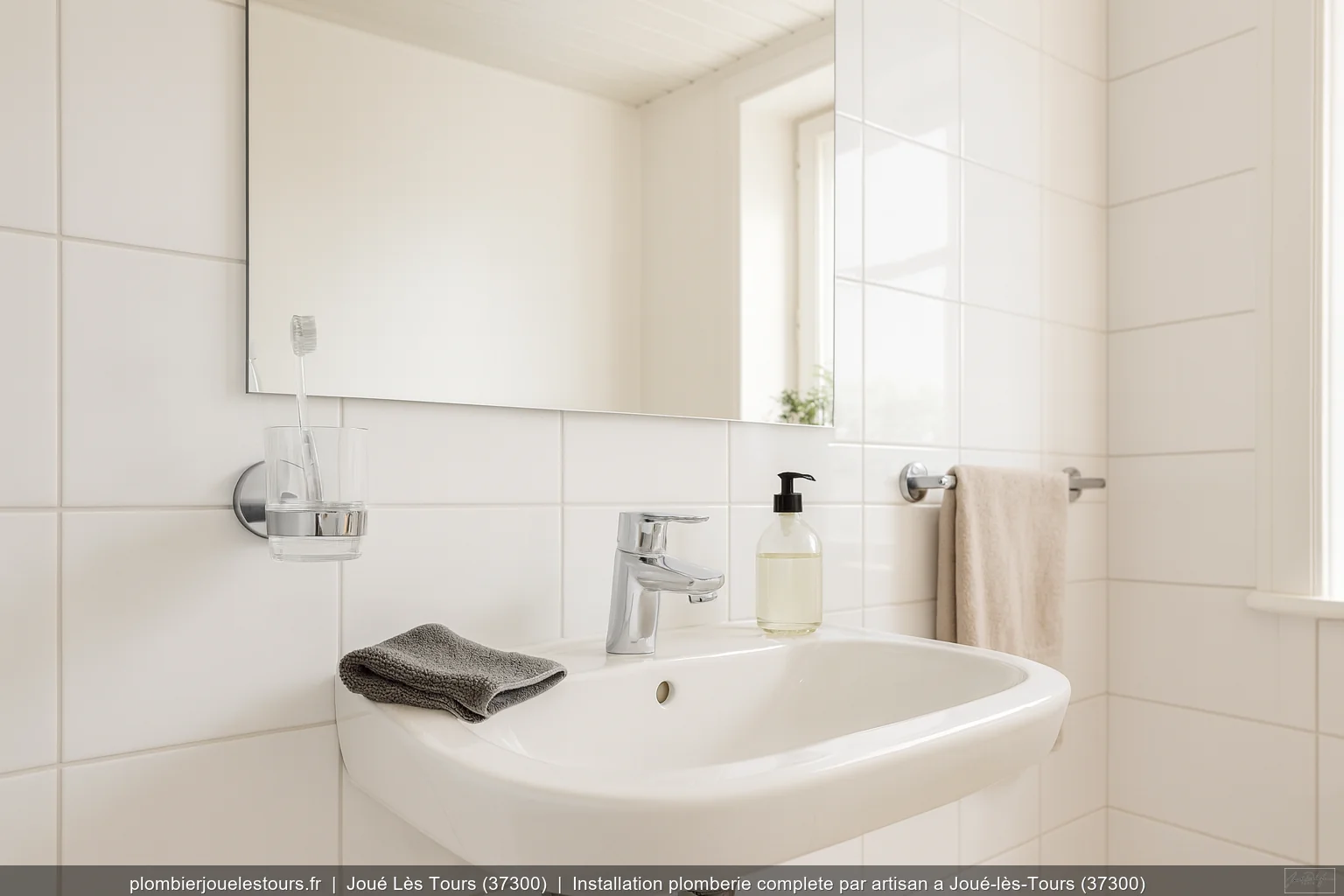 Installation plomberie complete par artisan a Joué-lès-Tours (37300)